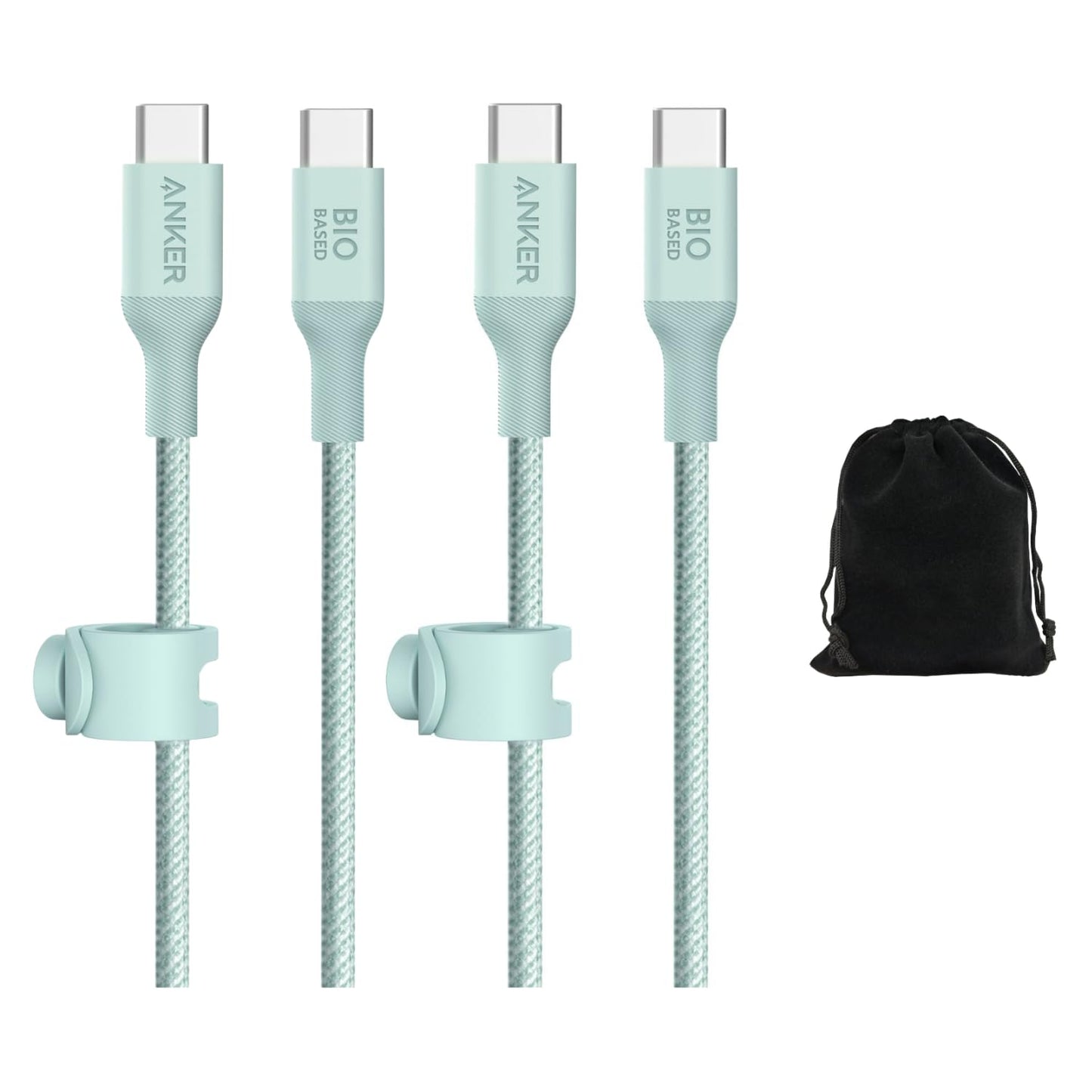 Anker 544 Bio-Nylon USB-C to USB-C Cable 10FT, Eco-Friendly Fast Charging Cable, Supports 140W PD for Laptops, Tablets, and Smartphones, Heavy-Duty