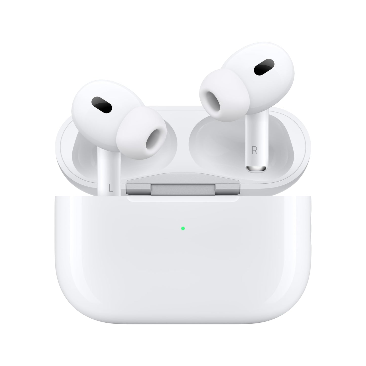 Apple AirPods Pro 2 Wireless Earbuds, Active Noise Cancellation, Hearing Aid Feature, Bluetooth Headphones, Transparency, Personalized Spatial Audio