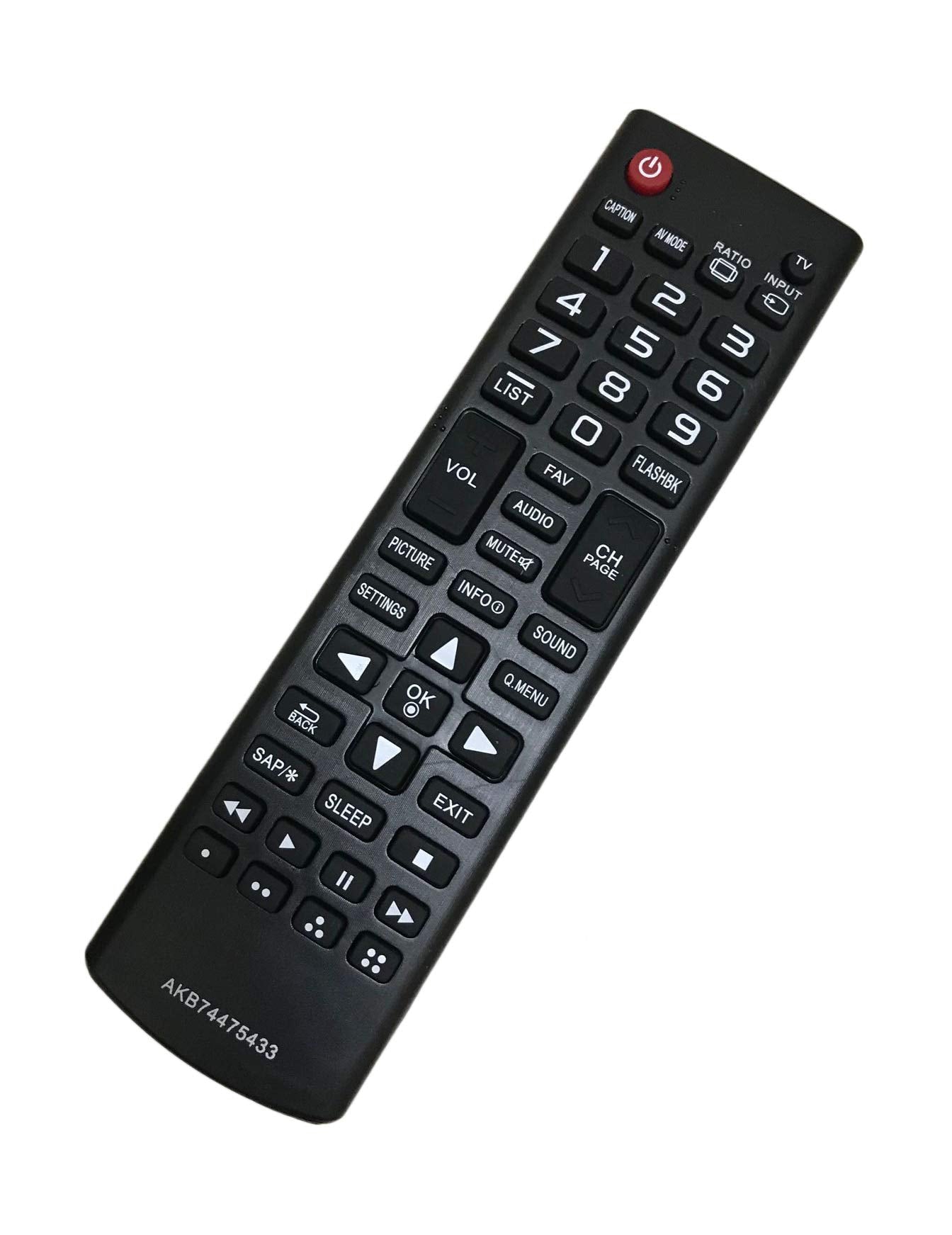 Replacement Remote Control for LG TV 43LH5700 47LB5900-UV 49LH5700-UD 32LH500B 32LH570B-UC