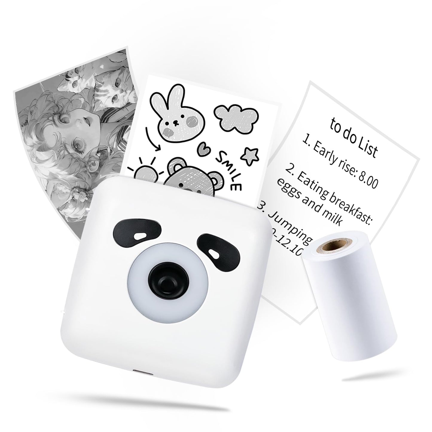 LFPERT Sticker Printer, TP6S Print Pods Mini Printer, Portable Bluetooth Sticker Maker Machine, Inkless Thermal Pocket Printers for Photos, Study