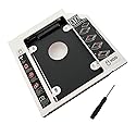 12.7mm SATA 2nd HDD SSD Hard Disk Drive Optical Bay Caddy Frame Tray for Samsung R560 R580 R590 R610 R620