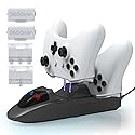 iPLYGAM Controller Charger Station with 2 x 3600mWh Rechargeable Battery Packs for Xbox One/Xbox Series/Xbox Elite/Xbox X Controller, Charging Station