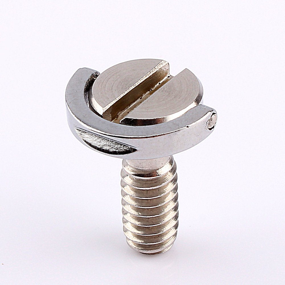 Yosoo D Shaft D-Ring Thumb Screw Adapter 1/4''-20 Thead for Camera Tripod QR Quick Release Plate