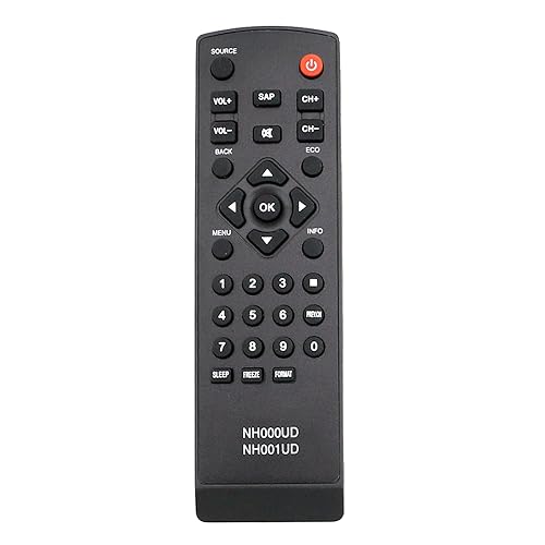 New NH000UD NH001UD Remote Control Replacement fit for Sylvania Emerson TV LC260EM2 LC320EM2 RLC320EM1 LC220EM1 RLC220EM1 LC401EM3F LC320EM3F
