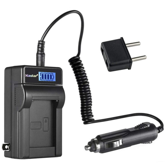 Kastar DMW-BCN10 LCD AC Battery Charger Compatible with Leica BP-DC14 BP-DC14-E BP-DC14-U Battery, Leica C 11052 18536, Leica C (Type 112), Leica C