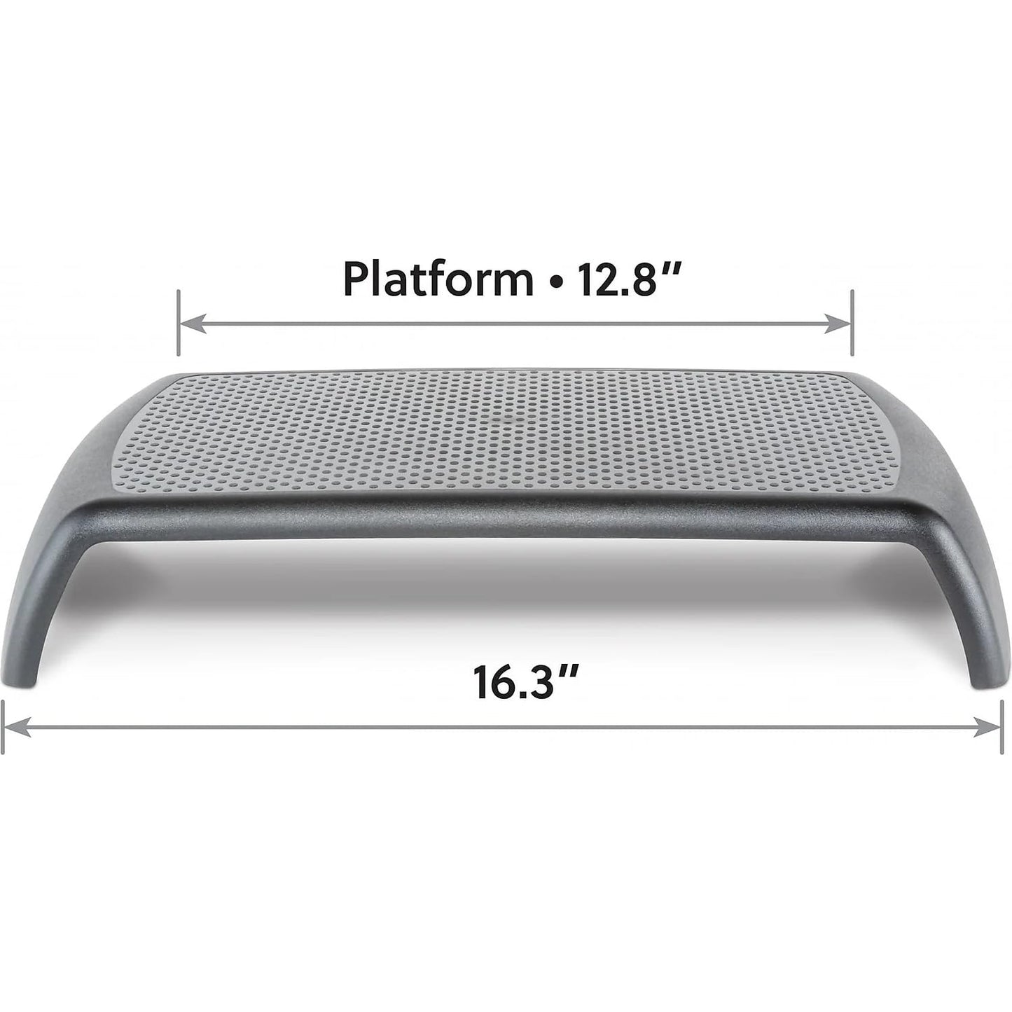 Allsop ErgoRiser Monitor Stand - Made in the USA, with US Sourced ABS Plastic