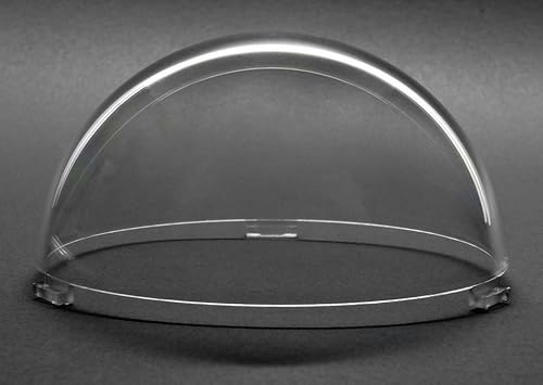 JMX 3 Inch Acrylic Indoor/Outdoor CCTV Clear Camera Dome Cover Security Camera Housing
