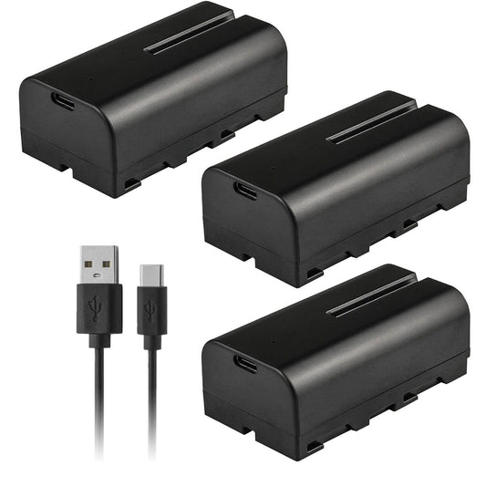 Kastar NP-F570T USB-C Battery 3-Pack Replacement for Sony DCR-TRV5 DCR-TRV510 DCR-TRV520 DCR-TRV525 DCR-TRV58 DCR-TRV620 DCR-TRV7 DCR-TRV720