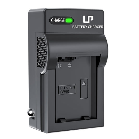 NP-FW50 Battery Charger, LP Charger Compatible with Sony Alpha A6000, A6400, A6100, A6300, A6500, A5100, A7, A7 II, A7R, A7R II, A7R2, A7S, A7S II