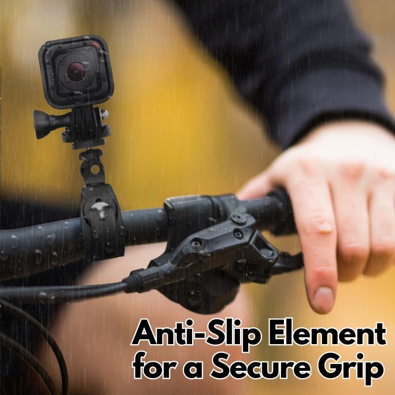 GRIFITI Nootle Quick Release Pipe Clamp 1/4 20 Thread Camera & Nootle Mount for Tripod Music Microphone Pole Stands Any Pipe Bar 1.5 in Handlebar