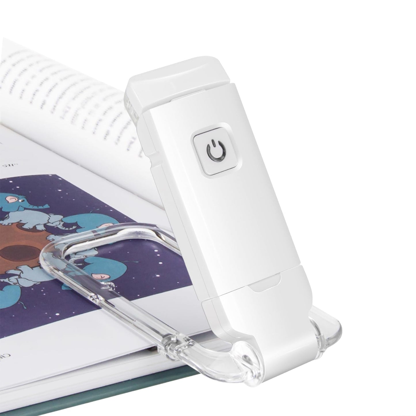 BIGMONAT Book Reading Light Rechargeable Book Light,Reading Lights for Books in Bed,LED Clip on Reading Light, Small Book Light for Kids, Brightness