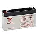 Yuasa NP1.2-6 6V/1.2AH Sealed Lead Acid Battery with F1 Terminal