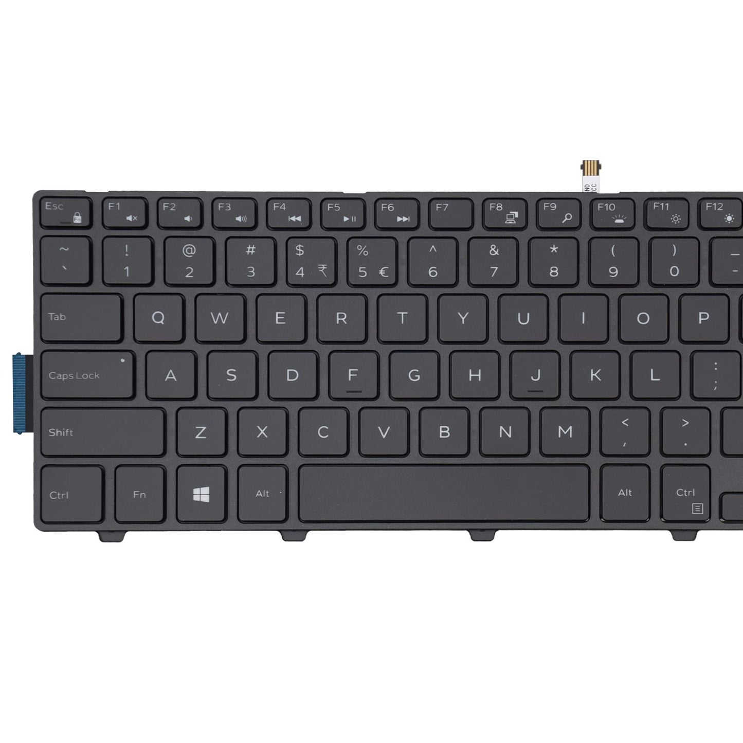 SUNMALL New Laptop Notebook Replacement Keyboard with Backlit Compatible with Dell Inspiron 15 3000 3541 3542 5547 Black US Layout