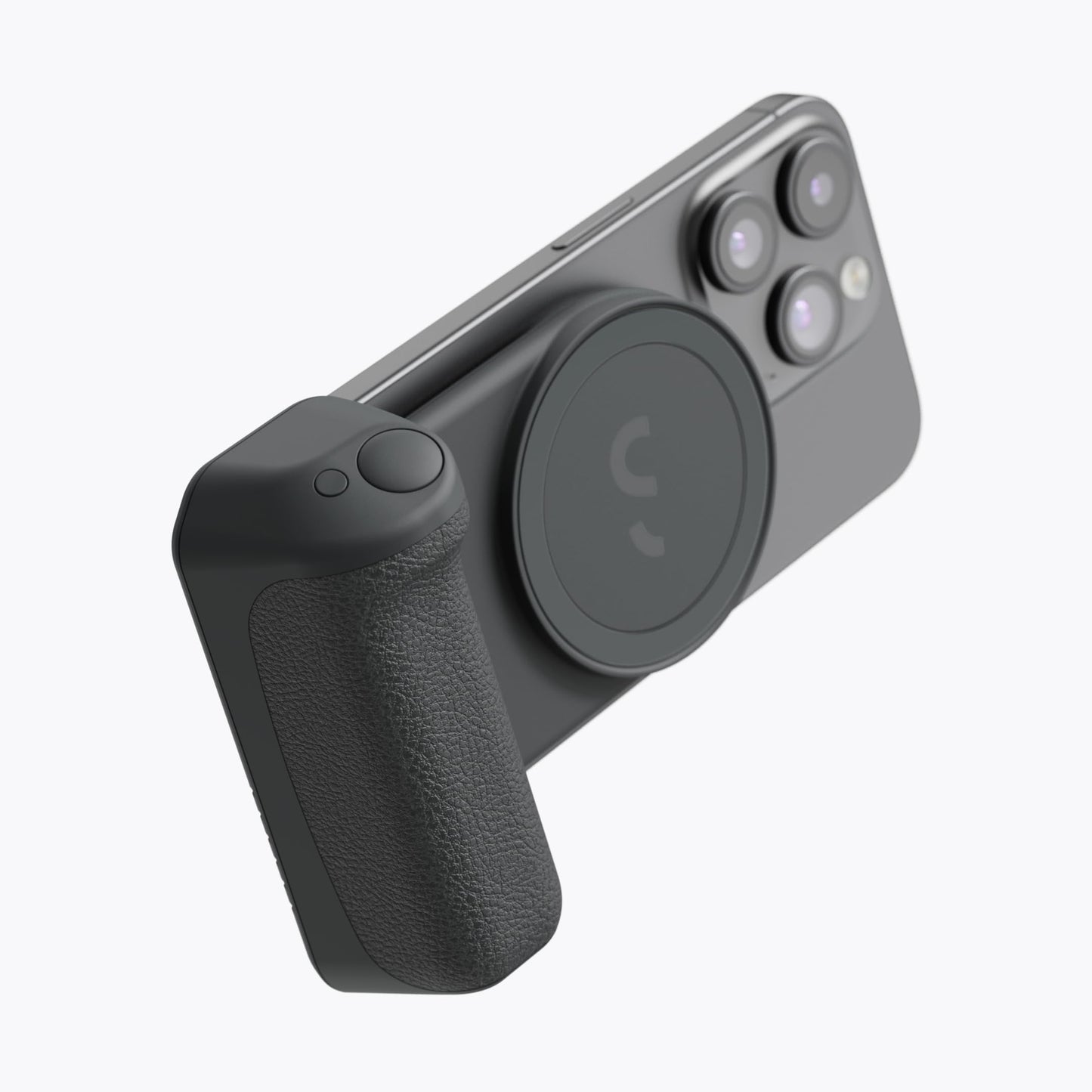 ShiftCam SnapGrip Essential - Magnetic Phone Camera Grip with Wireless Shutter Button & Tabletop Dock - Compatible with iPhone & Android - Midnight