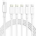 iPhone Charger 5 Pack 6FT USB C to Lightning Cable?Apple MFi Certified?iPhone Charger Fast Charging iphone lightning cable iphone charger cord…