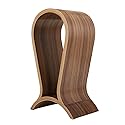 Headphone Stand Wood, Headset Stand for Desk, Walnut Gaming Headphone Holder Compatible for Sennheiser, Bose, Beats, Razer, AKG, Airpod Max, HyperX…