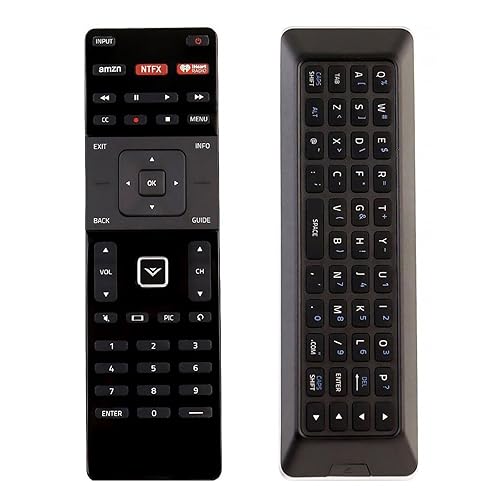 New XRT500 LED TV Remote Replacement with Keyboard fit for VIZIO TV M422I-B1 M492I-B2 M502I-B1 M552I-B2 M602I-B3 M652I-B2 M702I-B3 P502UI-B1
