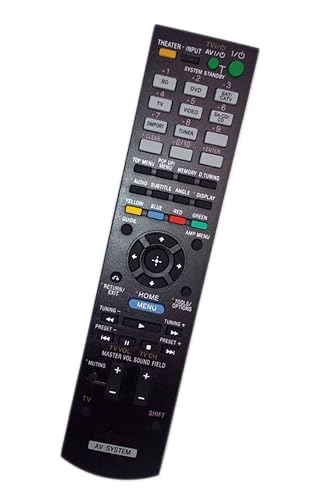 Replaced Remote Control Compatible for Sony STRDH510 RM-AAU073 HTCT350 HT-SF470 HT-SS370 Audio/Video AV Receiver Home Theater System