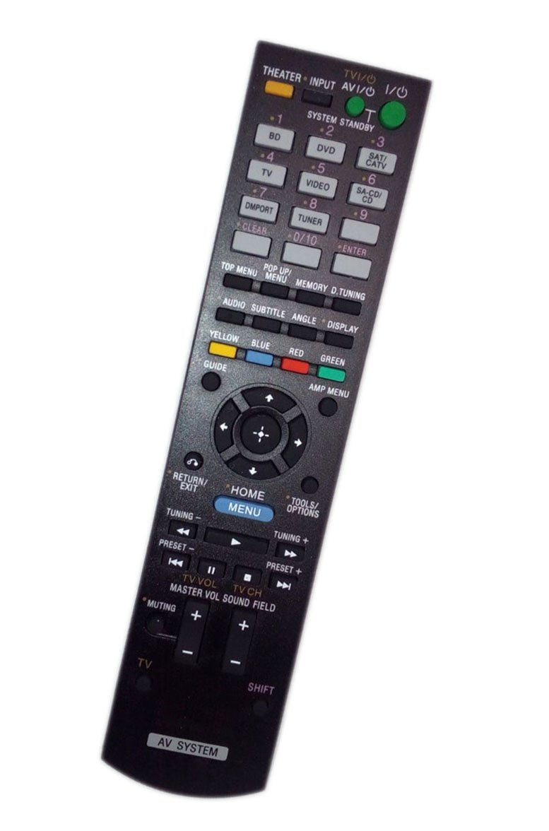Replaced Remote Control Compatible for Sony STRDH510 RM-AAU073 HTCT350 HT-SF470 HT-SS370 Audio/Video AV Receiver Home Theater System