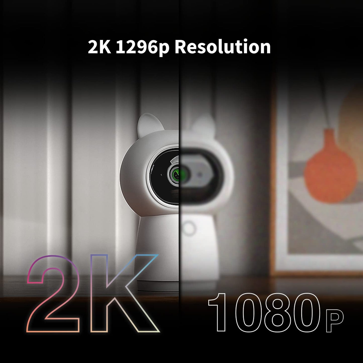 Aqara 2K Security Indoor Camera Hub G3, AI Facial and Gesture Recognition, Infrared Remote Control, 360° Viewing Angle via Pan and Tilt, Works