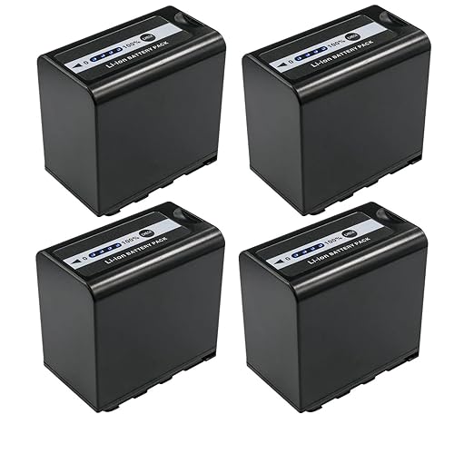 Kastar 4-Pack AG-VBR89G Battery 7.4V 8850mAh Replacement for Panasonic HC-X2 4K Camcorder, Panasonic HC-X20 4K Mobile Camcorder