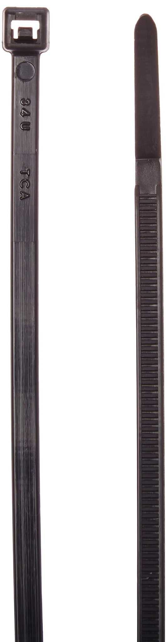Hellermann Tyton T50L0UVC2 Standard Cable Tie, 15.35" Long, 50lb Tensile Strength, PA66UV, Black (Pack of 100)