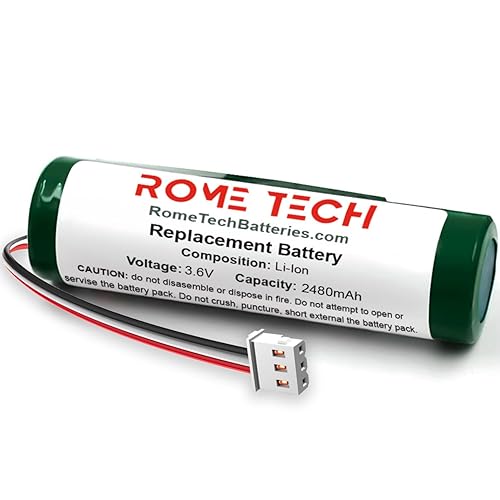 Rome Tech for Honeywell Home PROSIXC2W/PROSIXC2W Hardwired-to-SiX Converter Panel Series, PROSIXRPTR Encrypted Wireless Repeater - 3.6V 2480mAh…