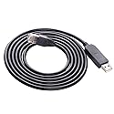 5FT USB Console Cable Compatible for Cisco Juniper Router Switch FT232RL Chip USB to RS232 RJ45 Console Serial Cable for Windows 8, 7, Vista, Mac