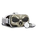 MightySkins Carbon Fiber Skin for Oculus Go - Skeletor | Protective, Durable Textured Carbon Fiber Finish | Easy to Apply, Remove, and Change Styles |