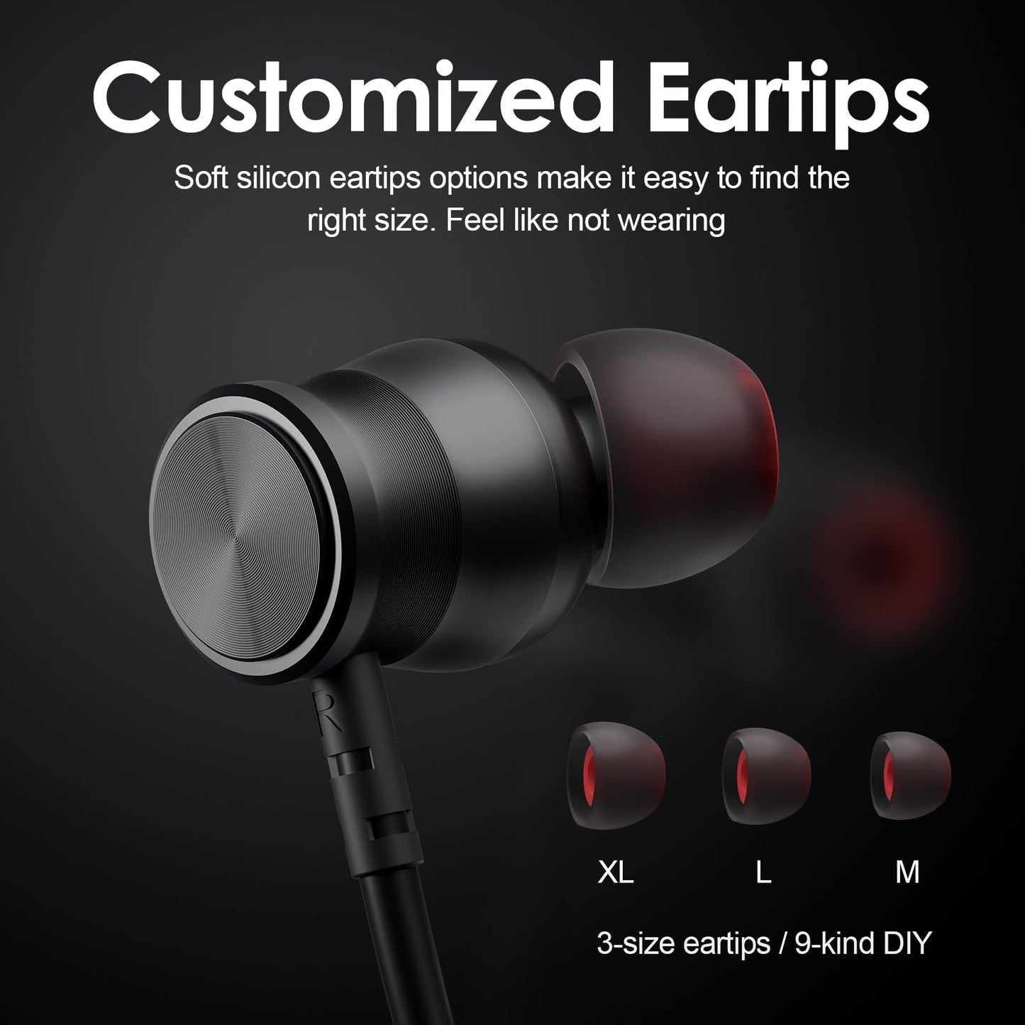 Rythflo Bluetooth Headphones, 150H Playtime Wireless Bluetooth Earbuds w/Mic in-Ear Magnetic Neckband Earphone, IPX7 Sweatproof Deep Bass Headset