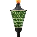 AK TRADING CO. Glass Mosaic Outdoor Garden Torch Light - Stylish and Functional for Patio & Landscape Decor, 62-inch, Green