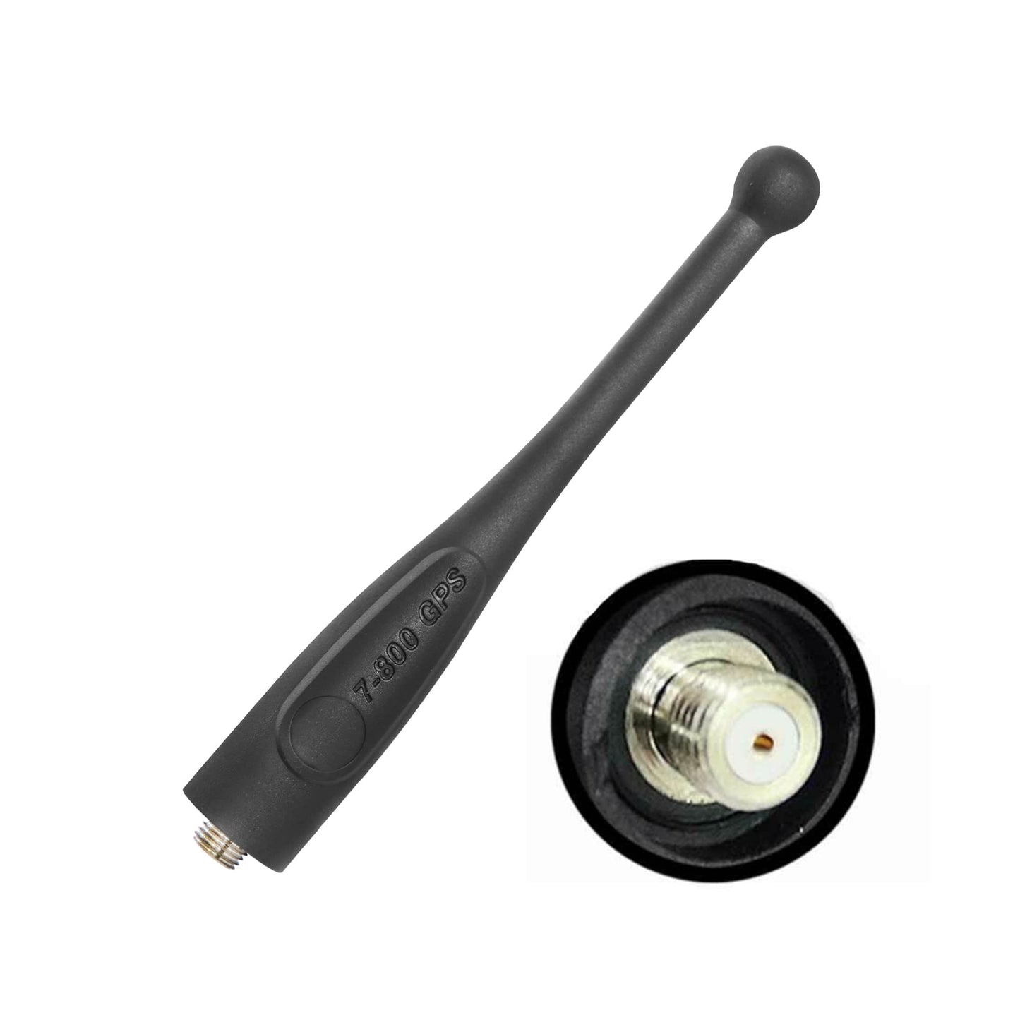 Antenna for APX 6000 Radio Short Antenna APX 6000XE APX 4000 APX 7000 8000XE Stubby Antenna 764-870 MHz Single Band 7-800 with GPS NAR6595A(1 Pack)