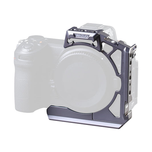 YANZUO Half Cage for Nikon Z6 III, Lightweight Aluminum Camera Rig with Dual Side Arca-Swiss & Dual Cold Shoes, Magnetic Tool Storage for Quick Setup