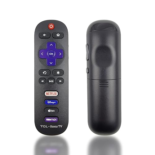 Ceybo OEM 21001-00071 Remote Control for TCL Roku TV Includes Netflix, Disney+, Apple TV & HBOMax Shortcuts 32S327, 32S335, 43S433, 43S435, 50S435
