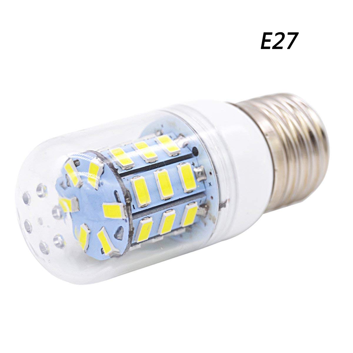 MaoTopCom 5W E26/E27 LED Bulb Corn Light Bulbs(5 Pack)- 5730 SMD 24 Leds Bulb Lamp 450LM Daylight White 6000K LED Corn Bulb Replacement for Home