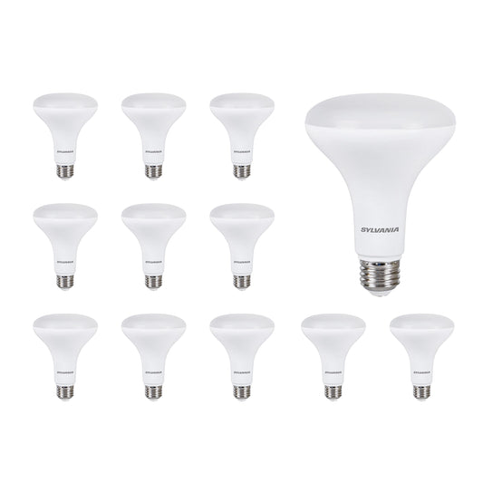 Sylvania LightSHIELD BR30 Germicidal LED Light Bulb, 9W=65W, 10 yr, Dimmable, 650 lm, 2700K, Soft White - 12 Pack (41313)