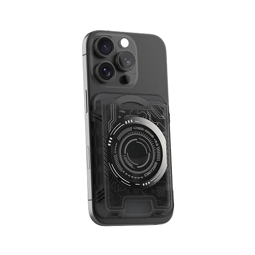Maiddos Magnetic Phone 3-Card Holder?Lightweight Magnetic Wallet for iPhone, Compatible with Magsafe Wallet Black