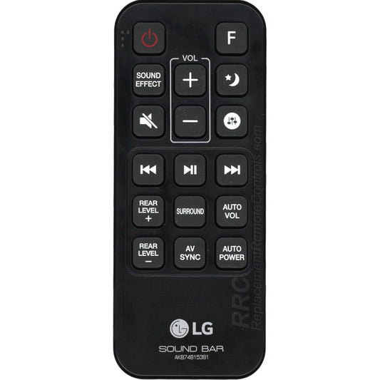 LG AKB74815381 Remote Control for SJ7 Soundbar Flex