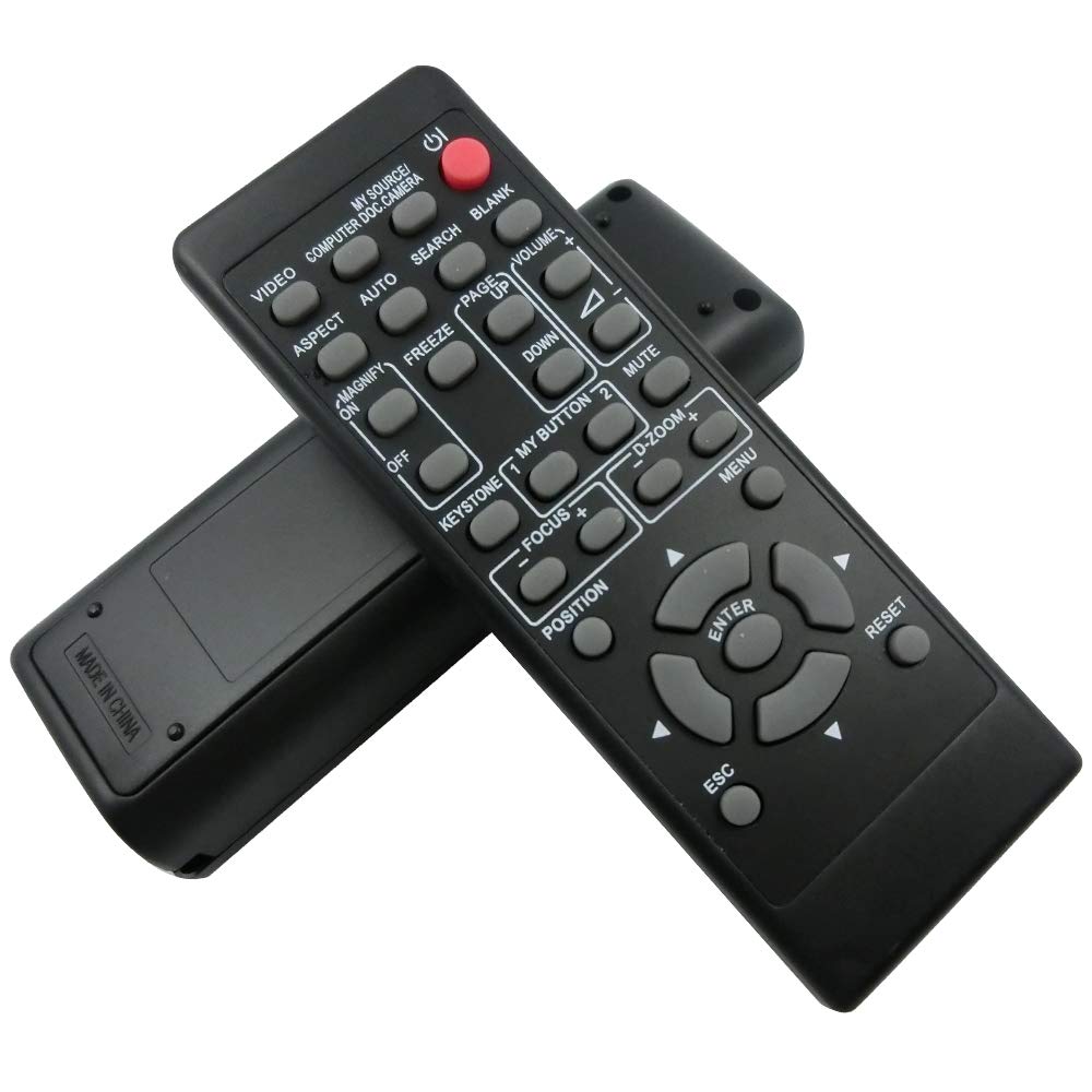 Replacement Remote Control for Hitachi Projectors CP-X206 CP-X250 CP-X253 CP-X255 CP-EX250 CP-EX250N CP-WX3014WN CP-X2530WN CP-BX301WN CP-CW251WN