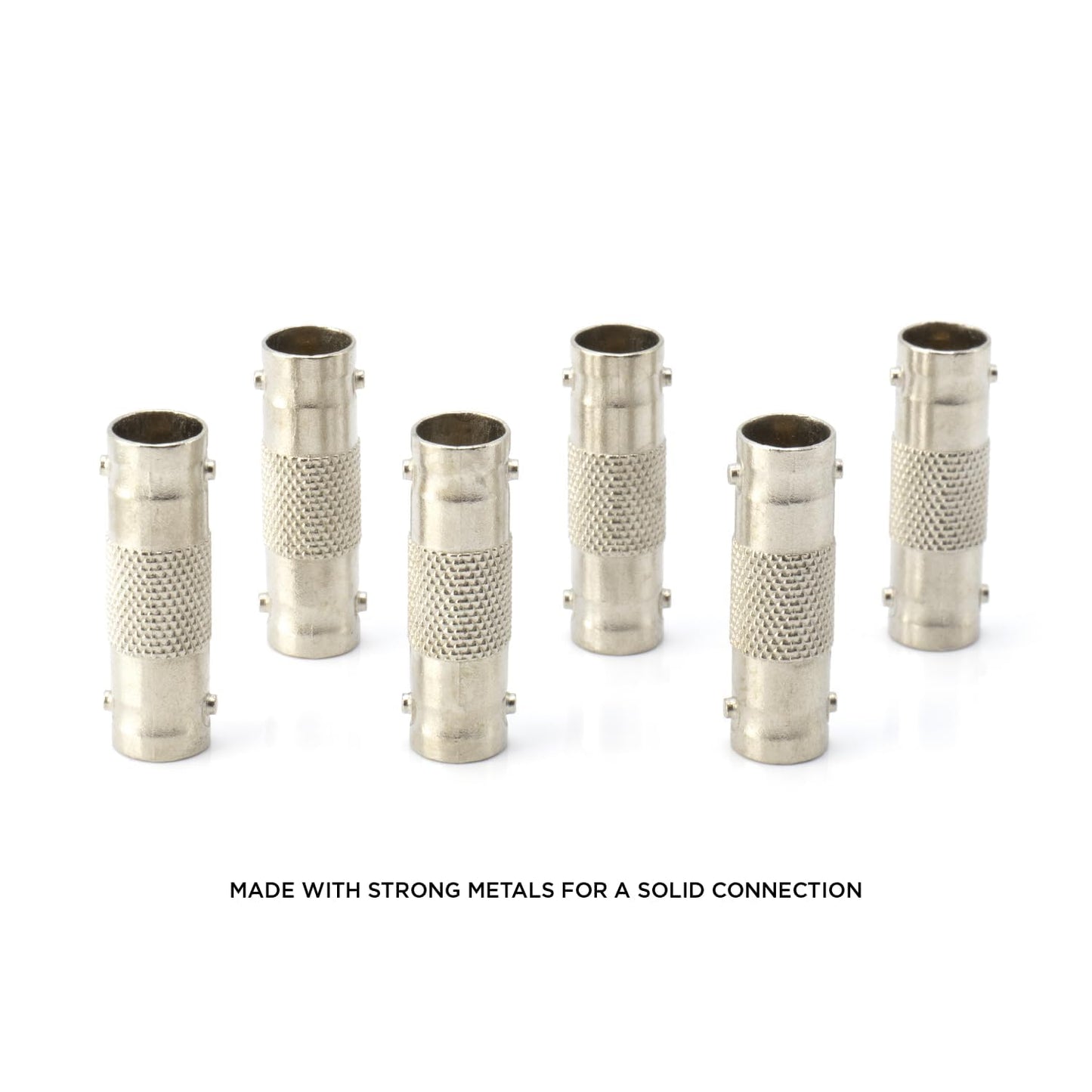 THE CIMPLE CO - BNC Connectors for Coaxial Cable - Female-to-Female Coax Couplers (Barrel Connectors) and Adapters for Security Cameras, CCTV, SDI