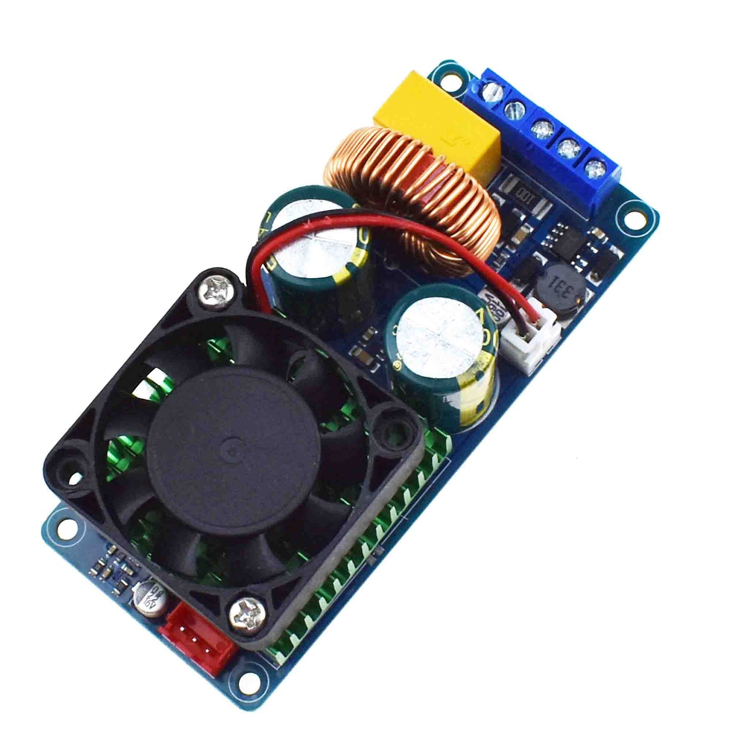 IRS2092S 500W Mono Channel Digital Amplifier Class D HiFi Power Amp Board with Fan