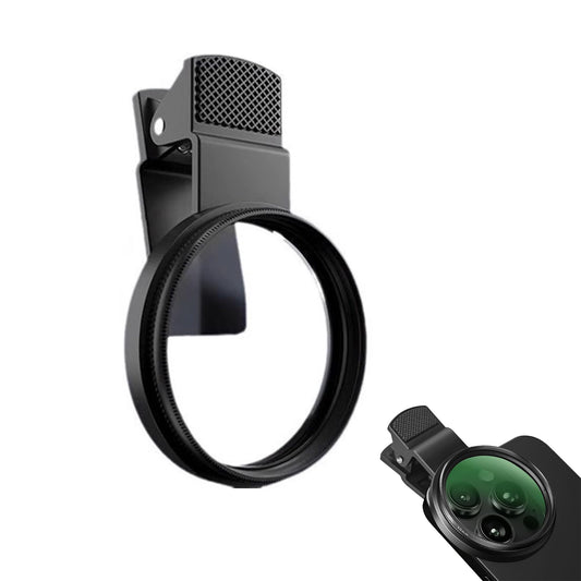 52mm Clip-on CPL Phone Camera Lens Filter-Universal CPL Filter Compatible with Smartphones, HD Polarizing Phone Lens to Reduce Glare Enhance Colors
