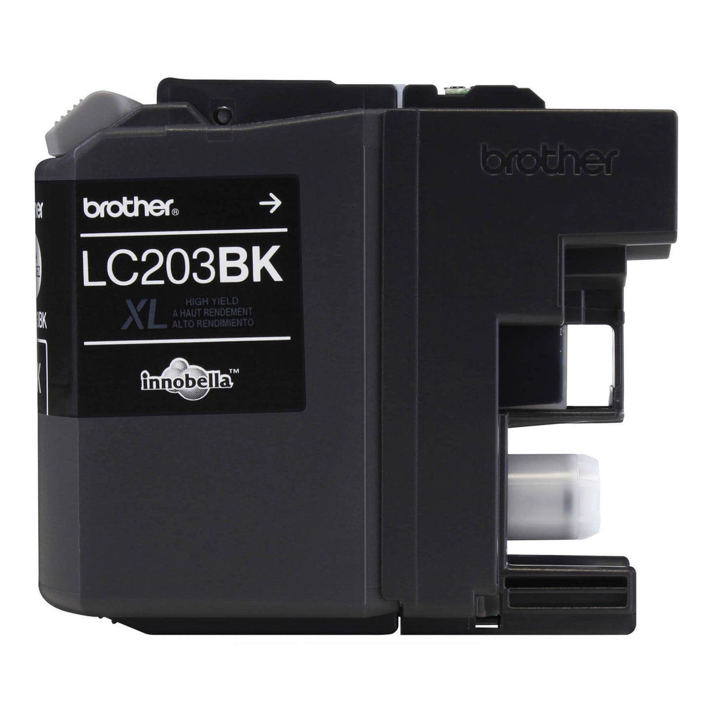 Brother Genuine High Yield Black Ink Cartridge, LC203BK, Replacement Black Ink, Up to 550 Pages, Amazon Dash Replenishment, LC203