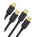CableCreation 2-Pack DisplayPort 6 Ft/1.8M, 4K DP to DP Cable 1.2 Support 4K@60Hz, 2K@144Hz Compatible with Computer, Desktop, Laptop, PC, Monitor