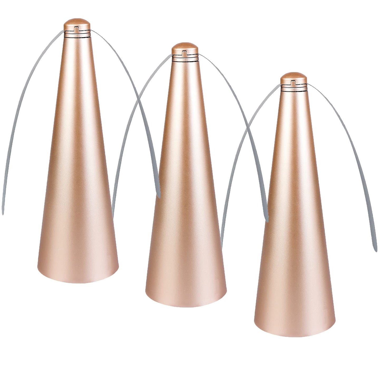 PIAOPIAONIU 3 PCS Fly Fan for Table Picnic Gold Fly Fan Outdoor Food Fruit Fans for Indoor Outside Meal Table Fly Fan for Restaurant Home Party