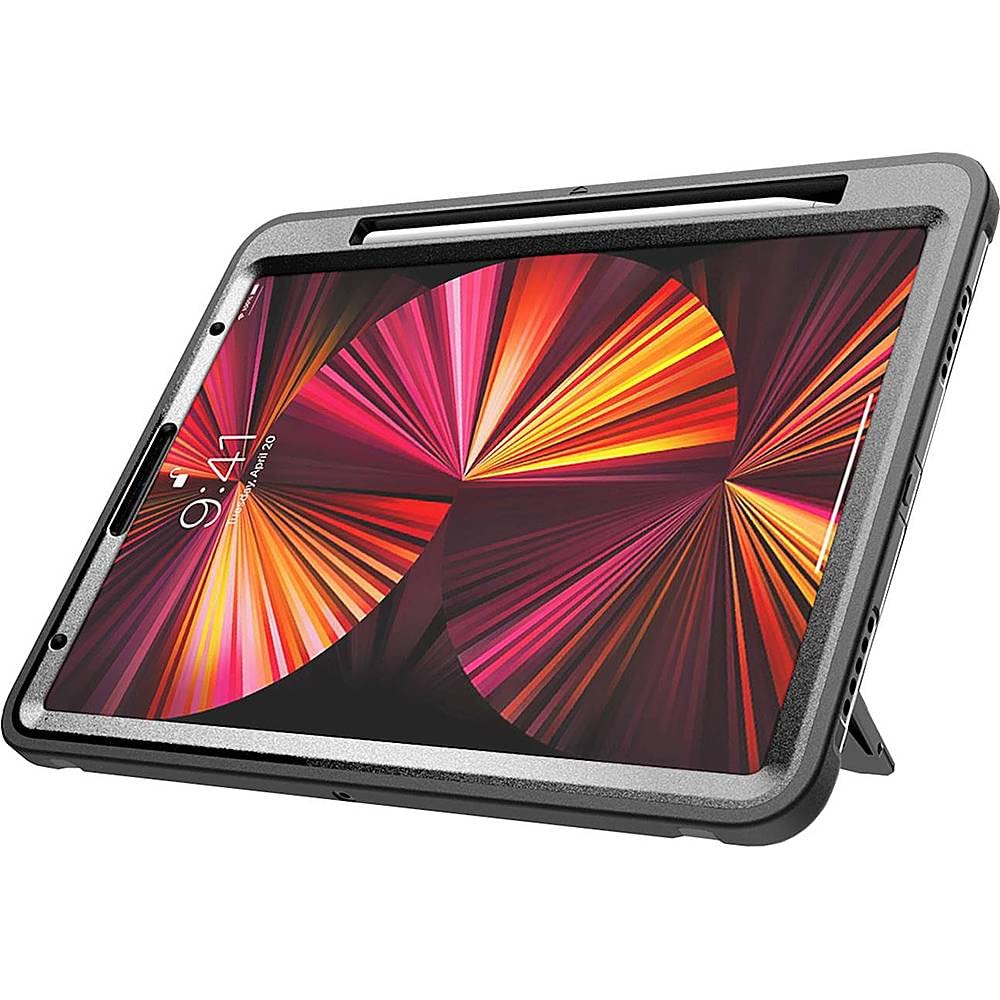 Sahara - Protection Hand Strap Series Case for iPad Pro 11" (2nd, 3rd, and 4th Gen 2020-2022), Black, (TB00016)