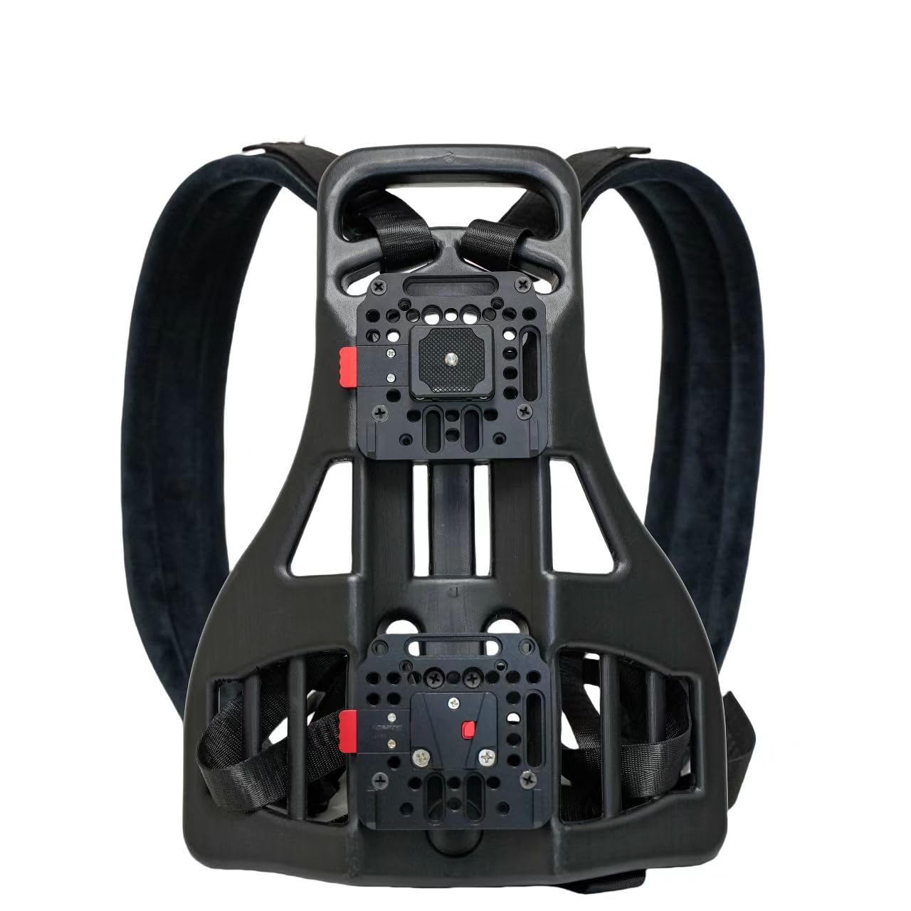 Video Outdoor Live Streaming Broadcast Backpack Plate Vest for V-Mount Battery Clamp Power Output Supply Wireless Video Transmission System Expandable