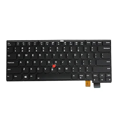 AUTENS Replacement US Keyboard for Lenovo ThinkPad T460s T470s (Not Fit T460 T460p T470 T470p) (6 Fixing Screws) (Backlight)