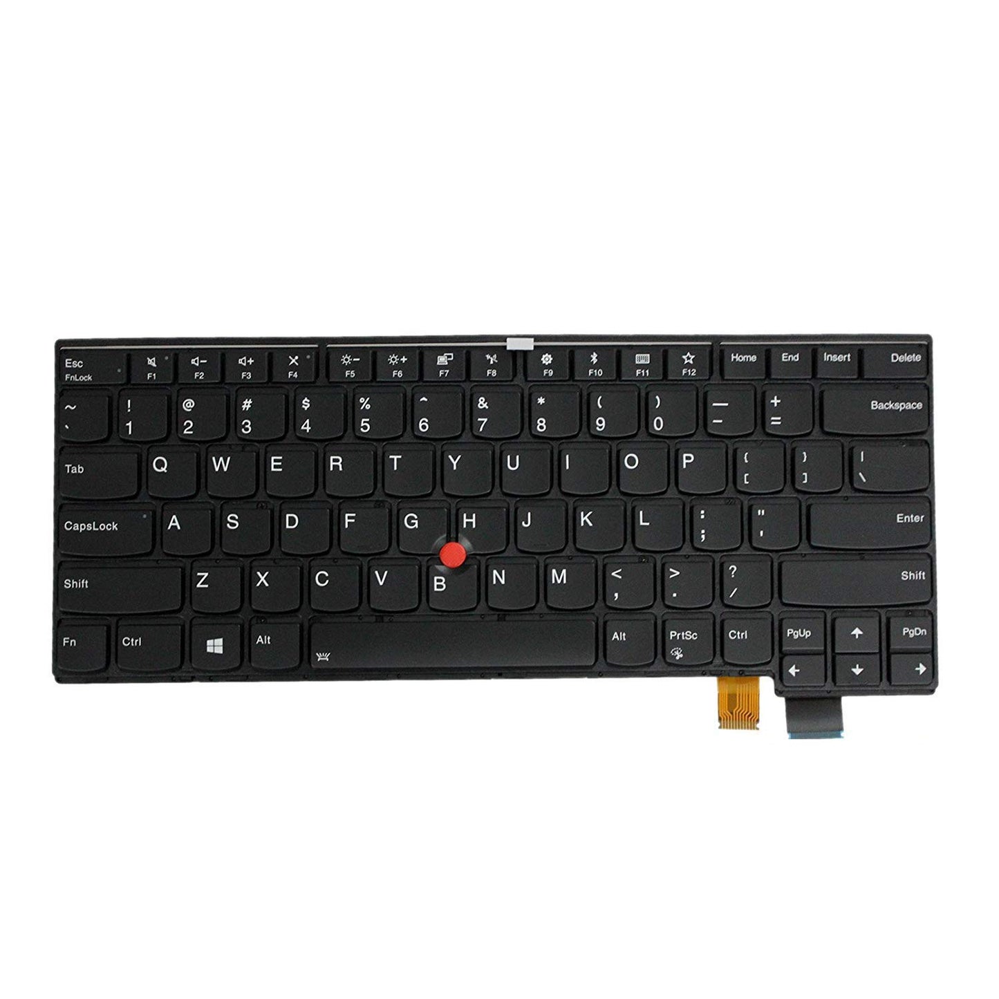 AUTENS Replacement US Keyboard for Lenovo ThinkPad T460s T470s (Not Fit T460 T460p T470 T470p) (6 Fixing Screws) (Backlight)