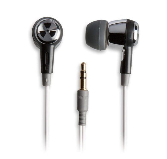EarPollution Ozone Earbuds - Silver/Black (EP-OZONE-SB-09)